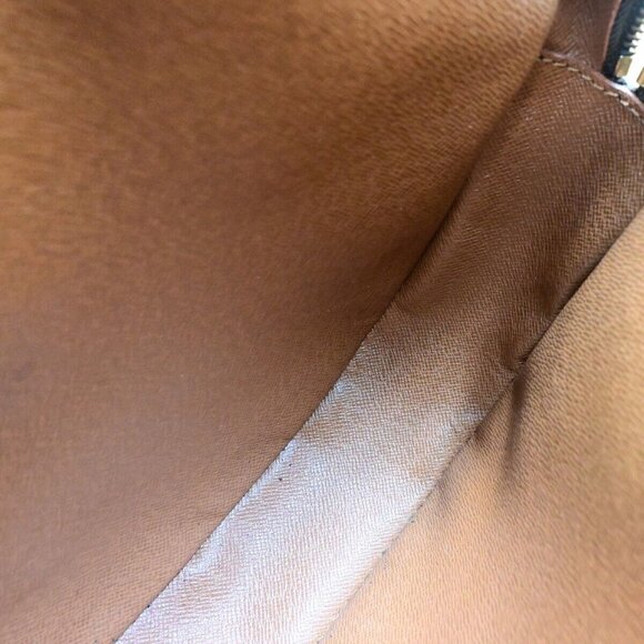 LOUIS VUITTON Jeune Fille GM Shoulder Bag Monogram Leather Brown - Picture 10 of 15